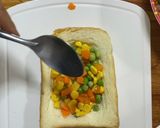 รูปขั้นตอนการทำที่ 1 ของ Pizza Toast
