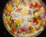 A picture of step 5 of Pizza without oven.