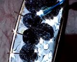 A picture of step 3 of Oreo coconut laddo.