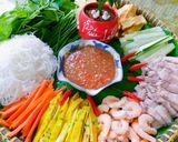 Hình bước làm 4 của món Bánh tráng cuốn thập cẩm