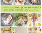 Foto del paso 1 de la receta: Masa para preparar empanadas utilizando arroz cocido (SIN GLUTEN). Fácil, ECONÓMICO y en la multiprocesadora!!
