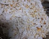A picture of step 1 of Thin poha chevda.