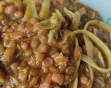 Foto del paso 2 de la receta: Lentejas con verduras y fideos
