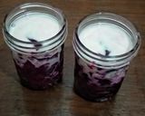 Foto langkah ke 4 dari resep Es Jelly Susu Buah Naga.