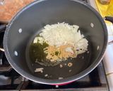 A picture of step 2 of Corned Beef Spaghetti.