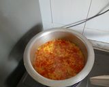 A picture of step 6 of Coconut Fried Rice with butter-steamed veggies.