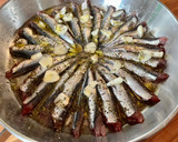 Foto del passaggio 5 della ricetta 173 • “Alici in tortiera” (in padella, ricetta napoletana)
