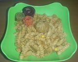 A picture of step 6 of Vegetables corn pasta.
