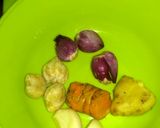 Foto langkah ke 2 dari resep Ati ayam ampla tumis #bumbu kuning#.