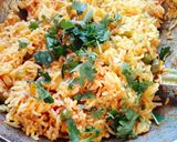 A picture of step 6 of Maggi pulao.
