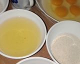 A picture of step 2 of Eggs coconut halva.