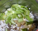 A picture of step 1 of Lauki peel Roti.
