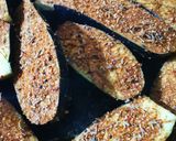 A picture of step 3 of Brinjal fry.