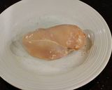 A picture of step 10 of Stuffed Chicken Breasts with Cheese, Poblano Peppers and Pastram.