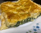 Foto del paso 4 de la receta: Hojaldre de espinacas, nata y queso parmesano fácil