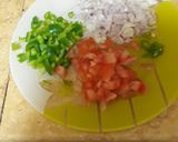 A picture of step 4 of Bread tikka pizza# Ramadan iftar contest# cookpad.
