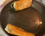 A picture of step 3 of Cheese-Stuffed Chiles Rellenos in Tomato Broth.