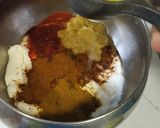A picture of step 3 of Tandoori chicken.