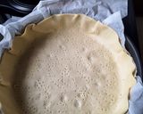 Une image de l'étape 1 de Tarte bananes chocolat.