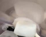 A picture of step 1 of Oreo Nutella shake.