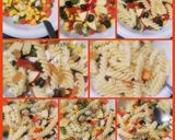 A picture of step 3 of Cheese Fusion Healthy pasta salad.