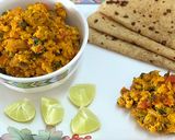 A picture of step 7 of Paneer Bhurji.