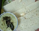 A picture of step 4 of Neer Dosa.