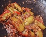 A picture of step 4 of Bharwa Parwal (Stuffed Pointed Gourd).