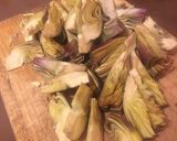 Foto del passaggio 1 della ricetta Risotto con carciofi e porro