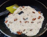 A picture of step 2 of Jhatpat rava Ladoo.