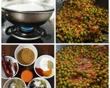 A picture of step 4 of Matar Masala.