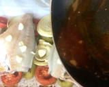 Foto del paso 5 de la receta: Dorada a la espalda al horno con verduras