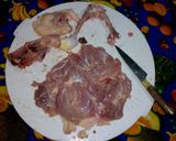 Foto del paso 3 de la receta: Pata muslo rellena!