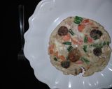 A picture of step 3 of Plantain fritata.