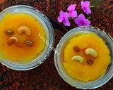 A picture of step 6 of Kesari Sheera.