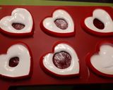 Une image de l'étape 8 de Coeur entremet framboise/coco.