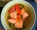 Foto langkah ke 4 dari resep Salmon Kuah Asam Pedas Minahasa.