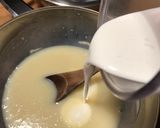 A picture of step 6 of Tart with Panna Cotta, White Chocolate Namelaka Cream, and Cocoa.