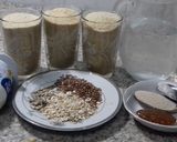 صورة لخطوة 1 من وصفة كيفية إعداد خبز الحبوب الكاملة بسهولة