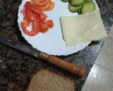 Foto del paso 1 de la receta: Sándwich de aguacate, tomate y queso