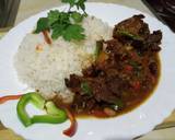 White rice n goat meat#joyofcookingladies#teamcontest#maindish recipe step 9 photo