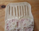 Sonkás-sajtos muffin recept fázis 2 fotója
