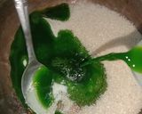 Foto langkah ke 2 dari resep Puding Marmer Santan Pandan.