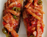 Foto del paso 6 de la receta: Tostas de pimientos y bacon