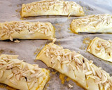 Foto del paso 5 de la receta: Cañas de hojaldre rellenas de turrón de chocolate y mermelada de naranja