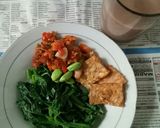 Foto langkah ke 4 dari resep Bayam Sambal Cumi Asin.