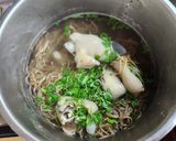 Hình bước làm 2 của món Canh hoa chuối móng giò