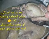 صورة لخطوة 10 من وصفة حمام محشى بأرز وفريك طريقة جديدة وشهية جداً