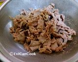 Foto langkah ke 1 dari resep Gyudon/ Beef Bowl ala Jepang versi halal.