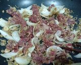 Hình bước làm 2 của món Bún bò xào